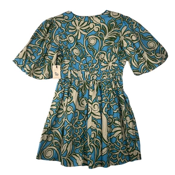 Sincerely Jules Womens Floral Print Mini Dress Large - Picture 2 of 11